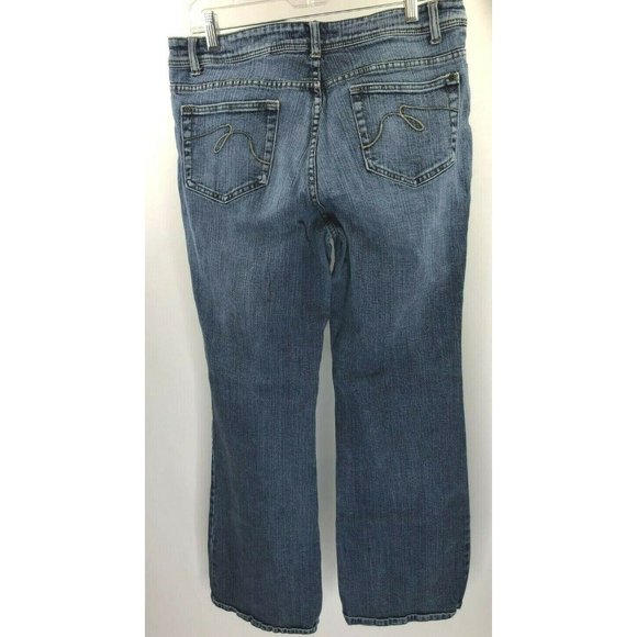 Women's Faded Glory Stretch Bootcut Jeans Size 12 Average - Picture 3 of 9